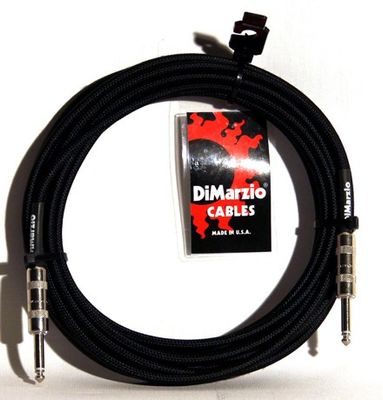 DiMarzio Telekabel EP1721SS, 6,4 m, rak/rak, svart