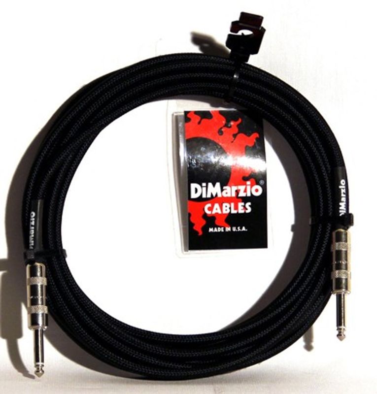 DiMarzio Telekabel EP1721SS, 6,4 m, rak/rak, svart
