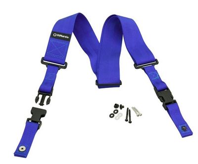 DiMarzio ClipLock axelband nylon DD2200BL, blå