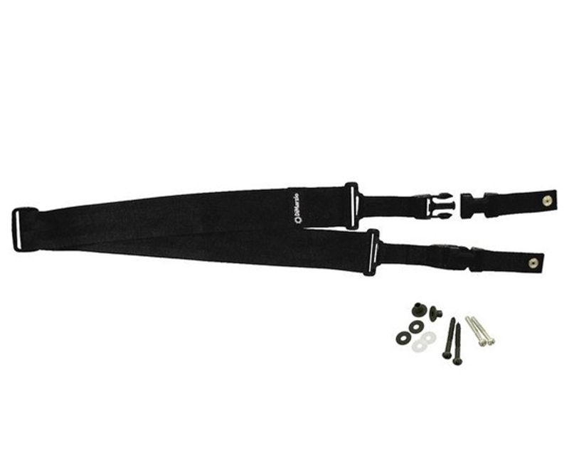 DiMarzio ClipLock axelband nylon DD2200BK, svart