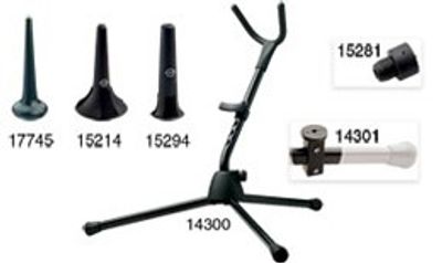 K&M 14300 Saxophone Stand stativ för blåsinstrument
