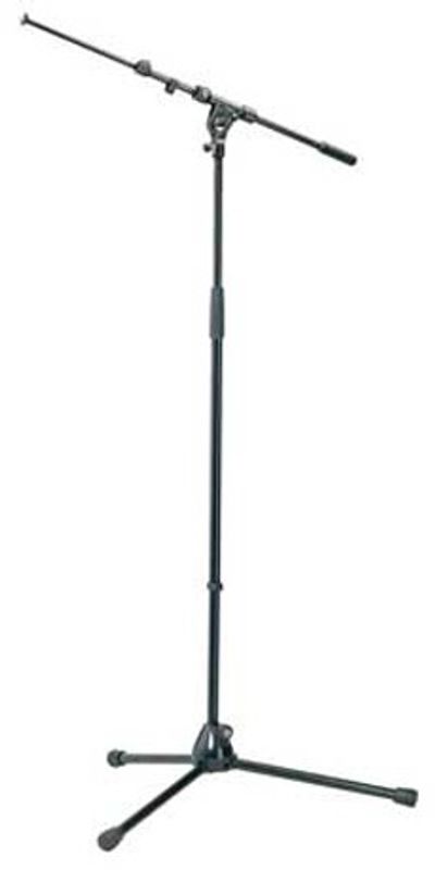 K&M 210/9B Mic Stand black mikrofonstativ med bom