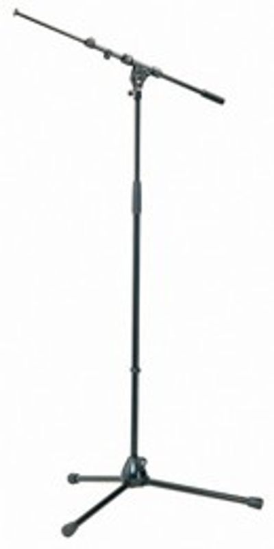 K&M 210/4B Mic Stand black mikrofonstativ med bom