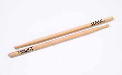 Zildjian ZS5A Super 5A Hickory trumstockar, träspets