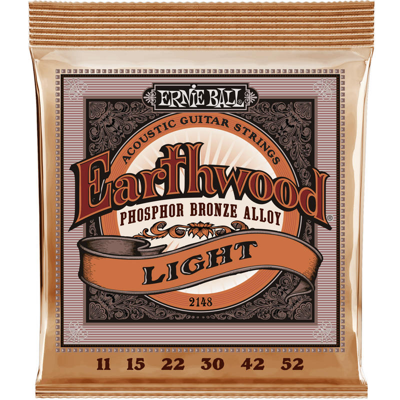 Ernie Ball 2148 Earthwood Phosphor Bronze Light akustiska gitarrsträngar