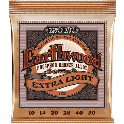 Ernie Ball 2150 Earthwood Phosphor Bronze Extra Light akustiska gitarrsträngar