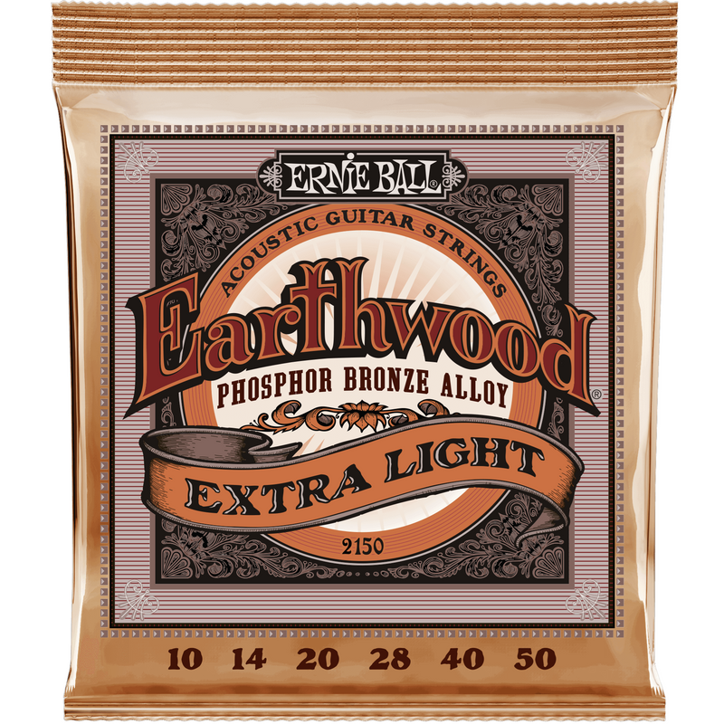 Ernie Ball 2150 Earthwood Phosphor Bronze Extra Light akustiska gitarrsträngar