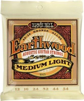 Ernie Ball 2003 Earthwood 80/20 Medium Light akustiska gitarrsträngar