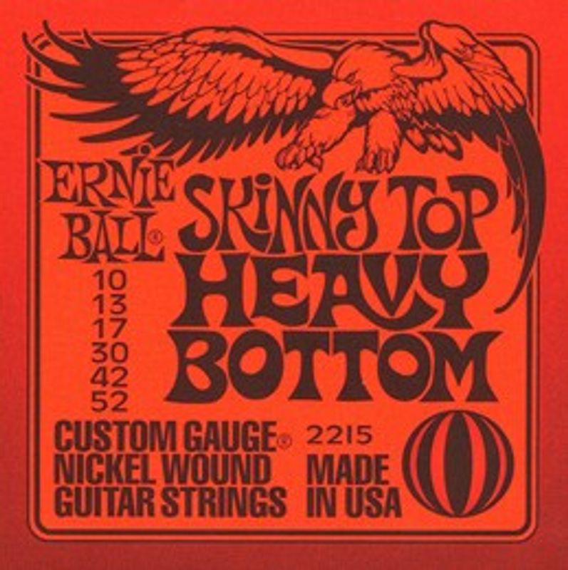 Ernie Ball 2215 Skinny Top Heavy Bottom Nickel elgitarrsträngar
