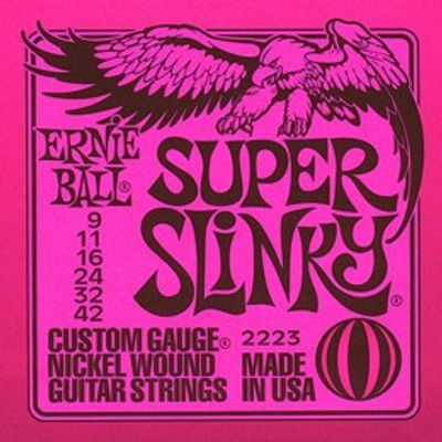 Ernie Ball 2223 Super Slinky Nickel elgitarrsträngar