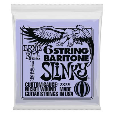 Ernie Ball 2839 Baritone Slinky Nickel