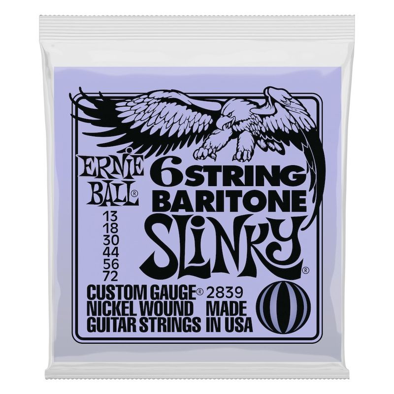 Ernie Ball 2839 Baritone Slinky Nickel