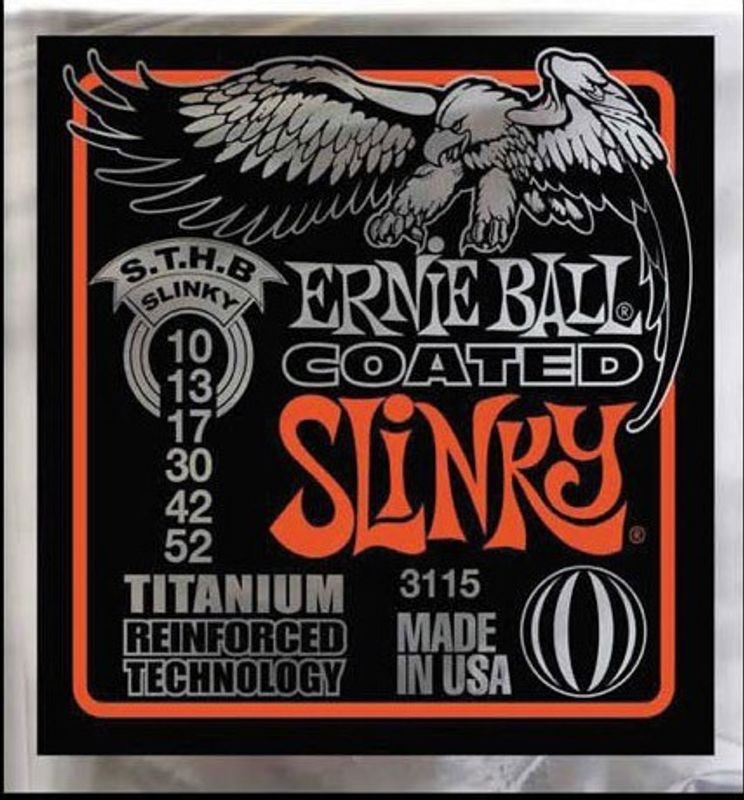Ernie Ball 3115 Coated Slinky - Skinny Top Heavy Bottom elgitarrsträngar