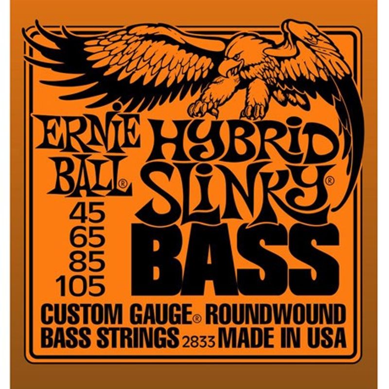Ernie Ball 2833 Hybrid Slinky Bass Nickel elbassträngar