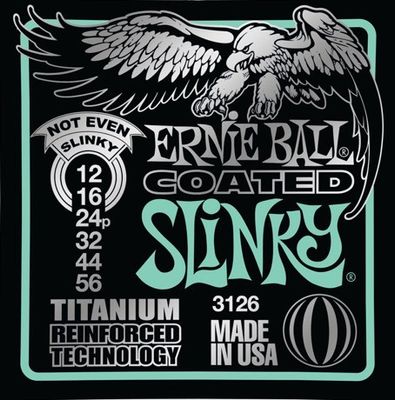 Ernie Ball 3126 Coated Not Even Slinky elgitarrsträngar