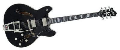 Hagström Tremar Viking Deluxe Svart