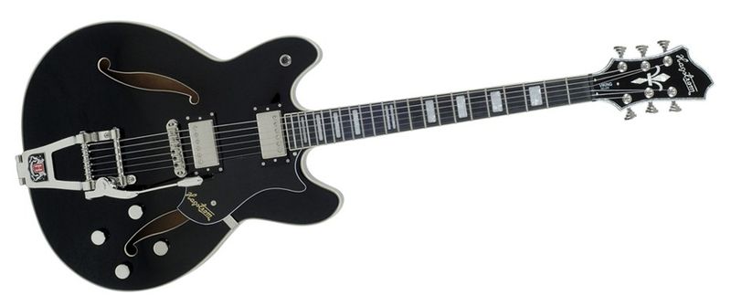 Hagström Tremar Viking Deluxe Svart