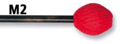 Vic Firth M2 American Custom klaviaturklubbor, Medium-Red Yarn