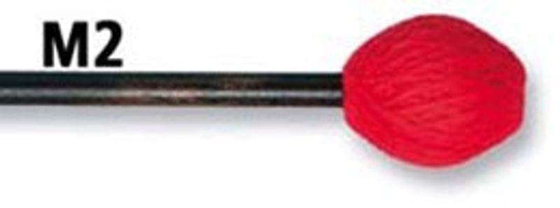 Vic Firth M2 American Custom klaviaturklubbor, Medium-Red Yarn