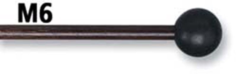 Vic Firth M6 American Custom klaviaturklubbor, Hard-Black Phen. 1"