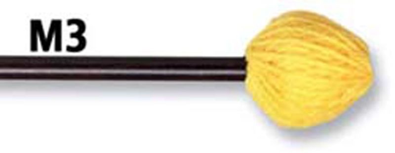 Vic Firth M3 American Custom klaviaturklubbor, Medium-Yellow Yarn