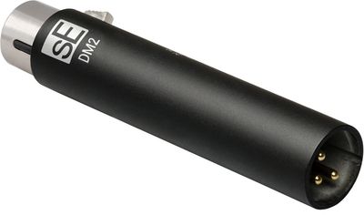 sE Electronics DM2 Black inline-förförstärkare med switch