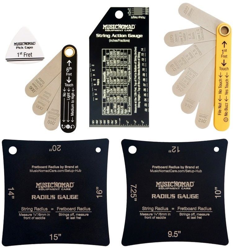 Music Nomad MN604 Precision Setup Gauge Set, 6 delar