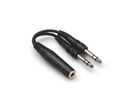 Hosa YPP-308 Y-kabel, 6,3 mm stereotele hona – 2 × 6,3 mm stereotele