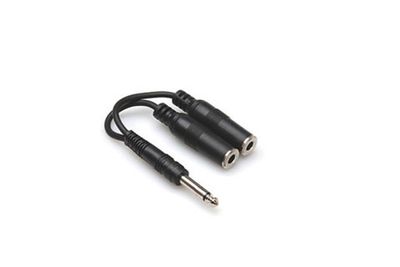 Hosa YPP-111 Y-kabel, 6,3 mm tele – 2 × 6,3 mm tele hona