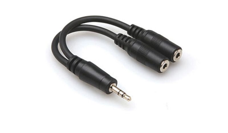 Hosa YMM-232 Y-kabel, 3,5 mm stereo – 2 × 3,5 mm stereo hona