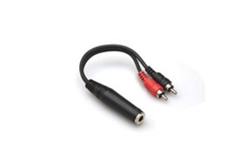 Hosa YPR-131 Y-kabel, 6,3 mm tele hona – 2 × RCA