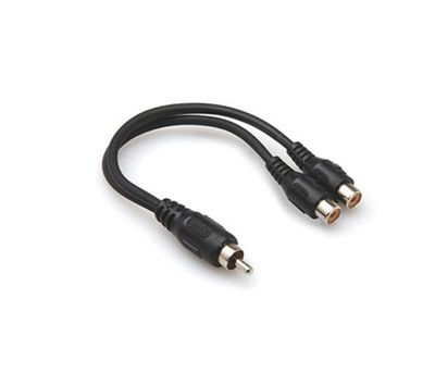 Hosa YRA-104 Y-kabel, RCA – 2 × RCA hona