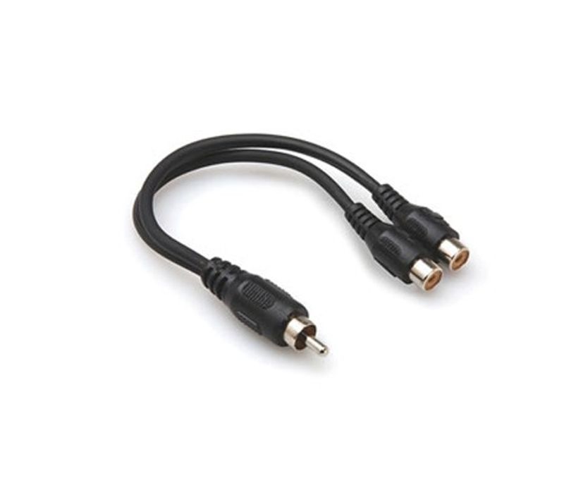 Hosa YRA-104 Y-kabel, RCA – 2 × RCA hona