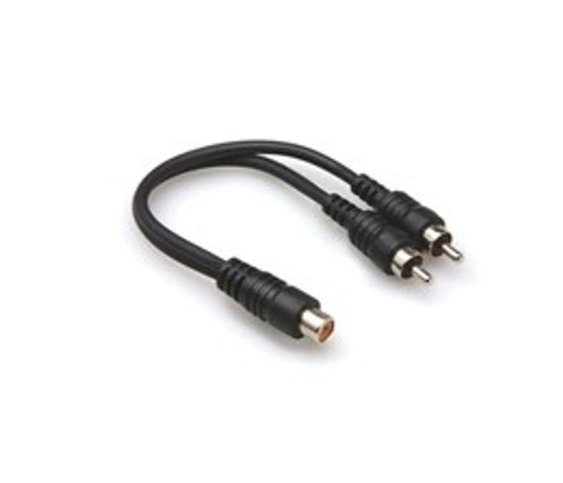 Hosa YRA-105 Y-kabel, RCA hona – 2 × RCA