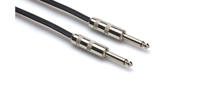 Hosa SKZ-603 högtalarkabel, 6,3 mm tele – samma, 0,9 m