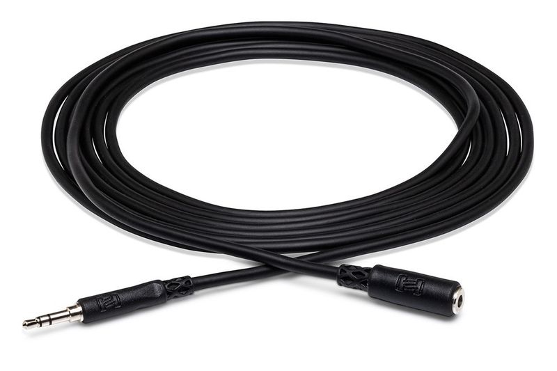 Hosa MHE-125 förlängningskabel för hörlurar, 3,5 mm stereo – 3,5 mm stereo, 7,5 m