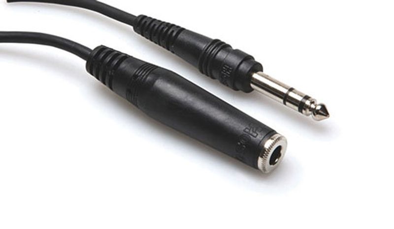 Hosa HPE-325 förlängningskabel för hörlurar, 6,3 mm stereotele – 6,3 mm stereotele, 7,5 m