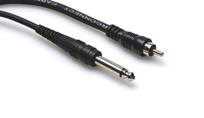 Hosa CPR-105 obalanserad kabel, 6,3 mm tele – RCA, 1,5 m