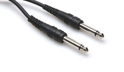 Hosa CPP-103 obalanserad kabel, 6,3 mm tele – samma, 0,9 m