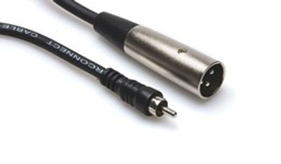 Hosa XRM-105 obalanserad kabel, RCA – XLR hane, 1,5 m