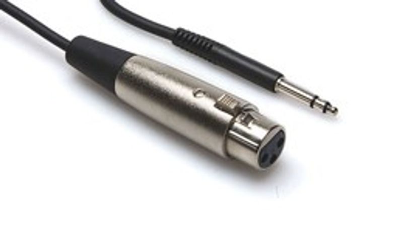 Hosa TTX-103F balanserad kabel, XLR hona – TT (bantam), 0,9 m