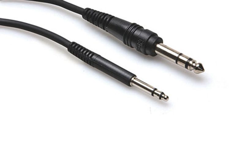 Hosa TTQ-105 balanserad kabel, TT (bantam) – 6,3 mm stereotele, 1,5 m
