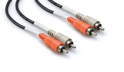 Hosa CRA-204 stereokabel, 2 × RCA – samma, 4 m
