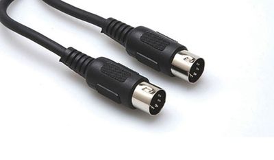 Hosa MID-305BK MIDI-kabel, 5-polig DIN – samma, 1,5 m