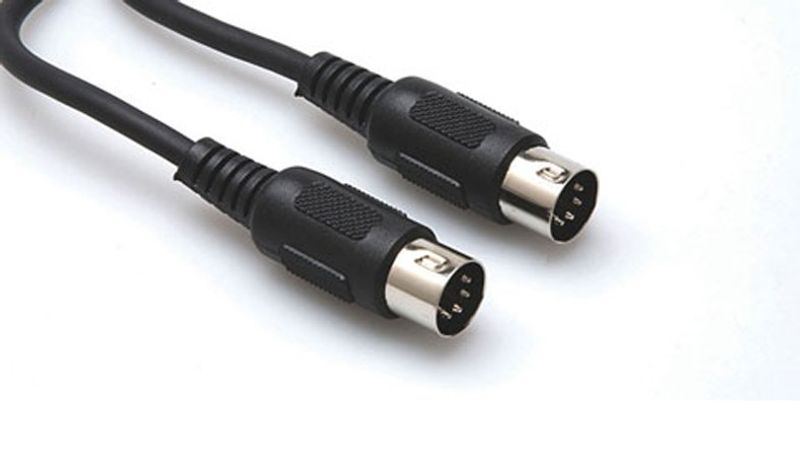 Hosa MID-305BK MIDI-kabel, 5-polig DIN – samma, 1,5 m