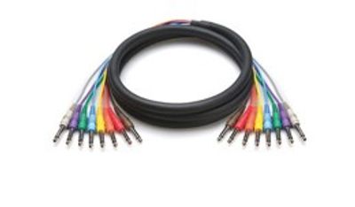 Hosa CPP-803 obalanserad multikabel, 6,3 mm tele – samma, 3 m