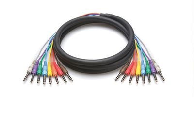 Hosa CSS-802 balanserad multikabel, 6,3 mm stereotele – samma, 2 m