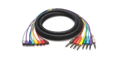 Hosa CPR-802 obalanserad multikabel, 6,3 mm tele – RCA, 2 m