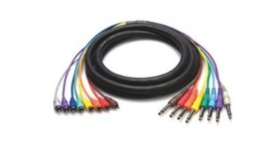 Hosa CPR-803 obalanserad multikabel, 6,3 mm tele – RCA, 3 m
