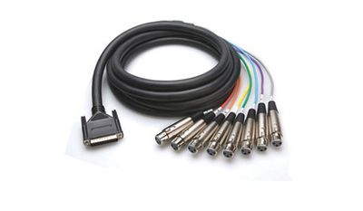 Hosa DTF-803 balanserad multikabel, XLR hona – DB25, 3 m